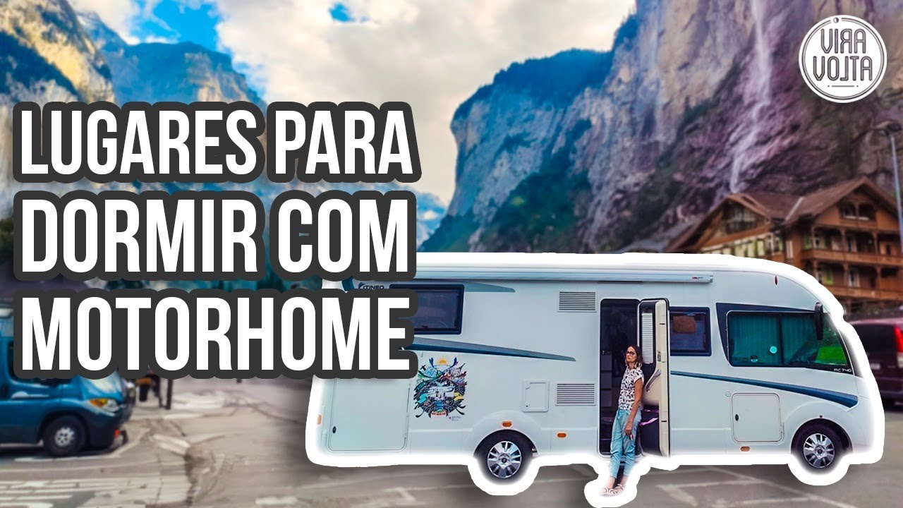Melhor forma pra encontrar lugares pra dormir de motorhome