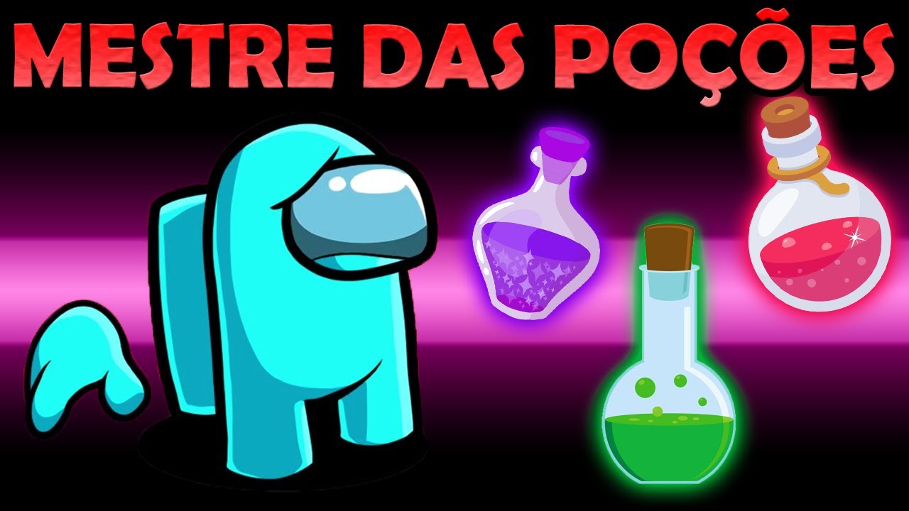 Virei o MESTRE DAS POÇÕES e MINHAS POÇÕES TEM PODERES no Among Us Mod