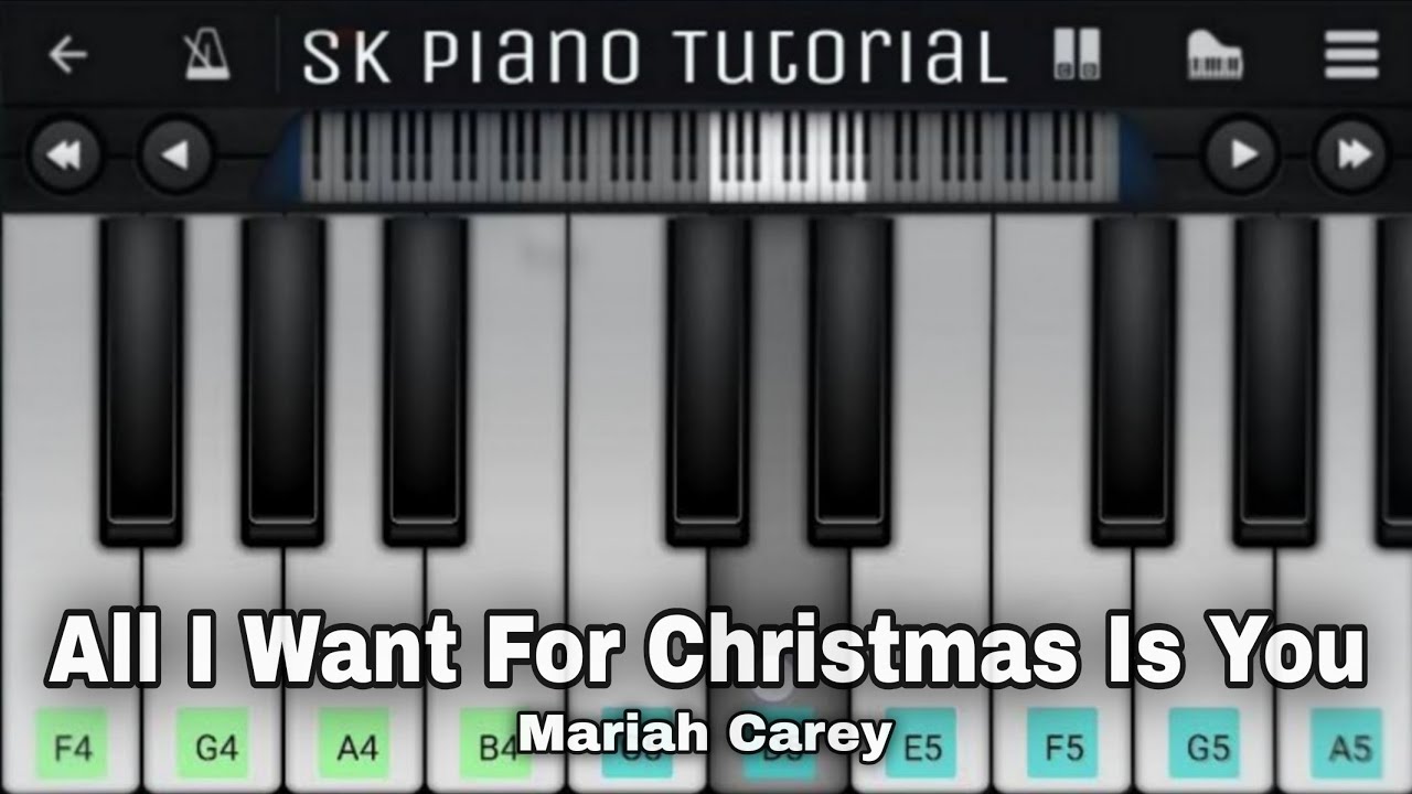 All I Want For Christmas Is You - Mariah Carey | Perfect Piano Tutorial