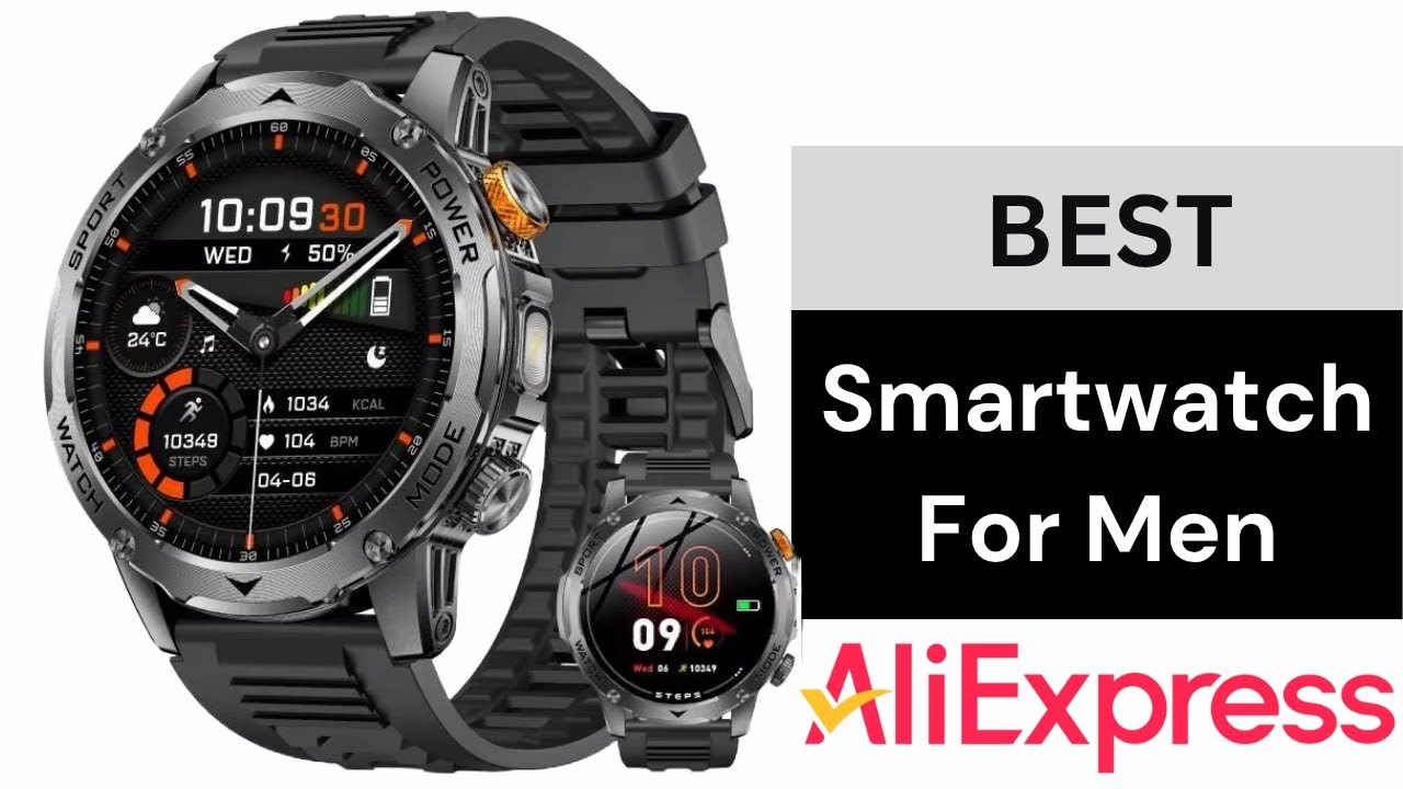 LIGE Smartwatch for Men &ndash; 1000mAh Battery, Flashlight, Bluetooth Call & Waterproof Sport Design