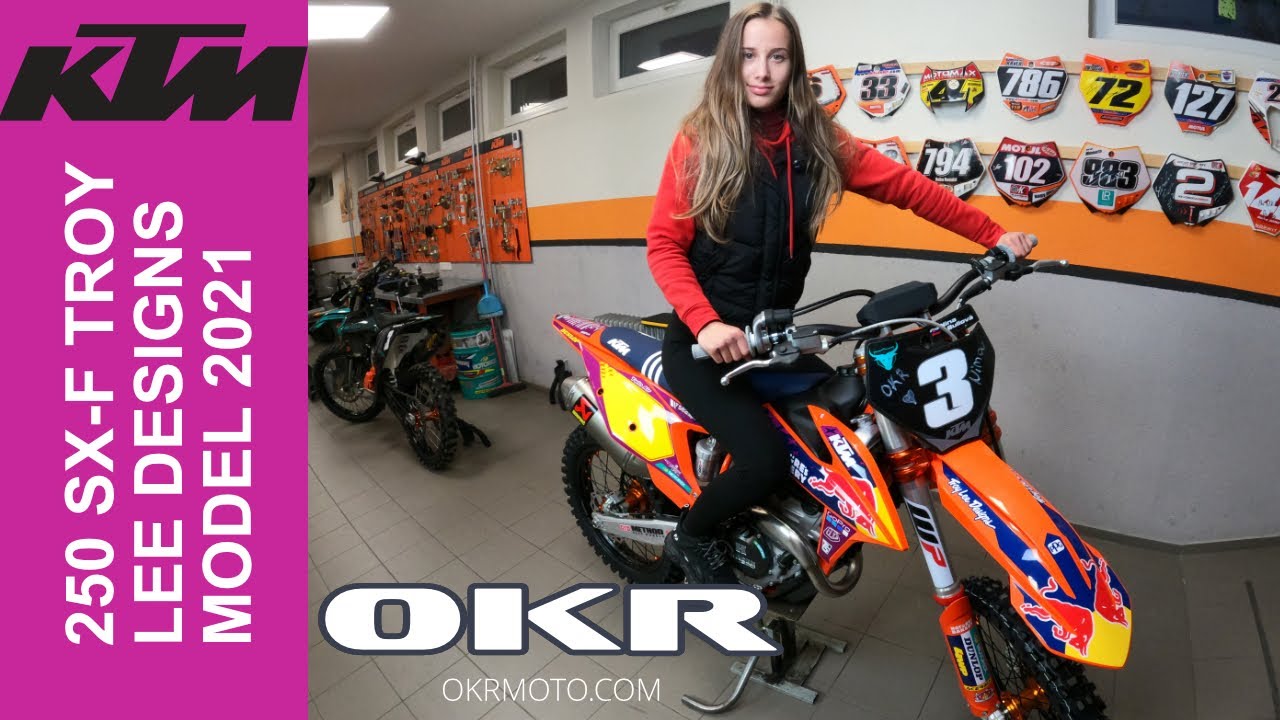 2021 KTM 250 SX-F TROY LEE DESIGNS krátke predstavenie a recenzia s Ninou Bullovou