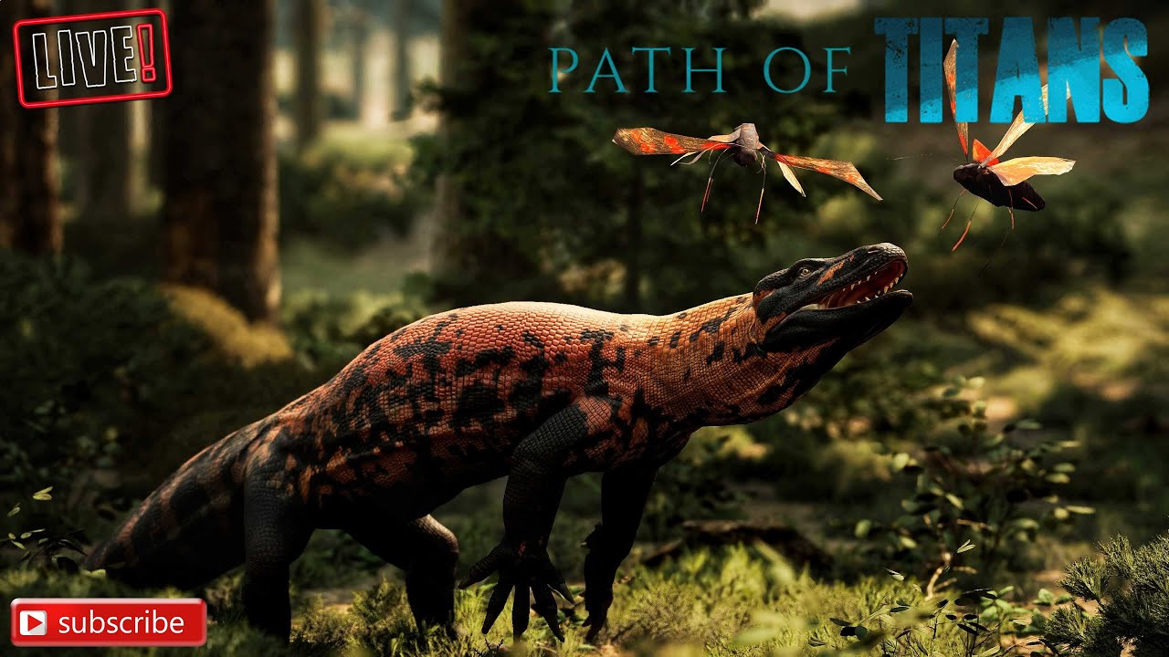 PART 19:Growning EVERY dino AGAIN! and helping others grow Path of titans #gameplay #dino #survival