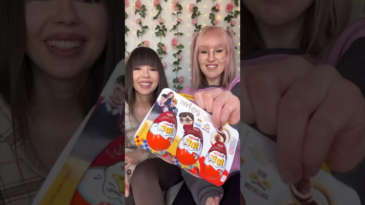 Suche nach GOLDENEM HARRY 😳 Harry Potter Kinder Joy Sammlung #ViktoriaSarina
