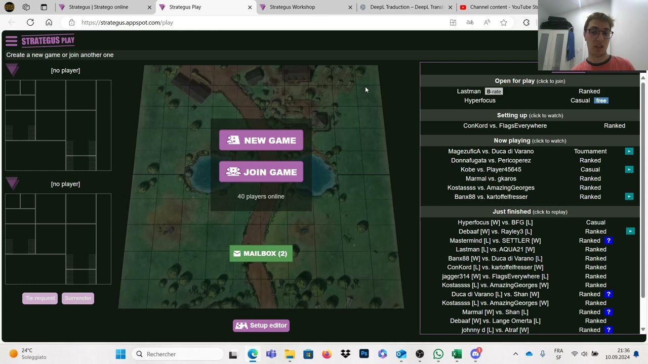 Stratego Tutorial 9 on Strategus - When to lotto?