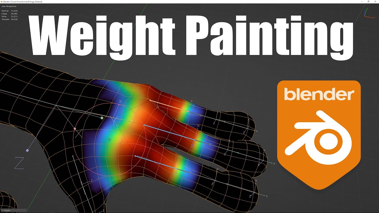How I Weight Paint efficiently in Blender