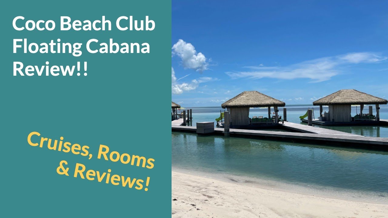 Coco Beach Club Floating Cabana Tour & Food Review | Royal Caribbean | Coco Cay