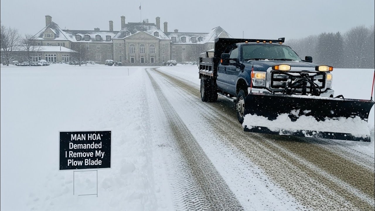 They Fined Me for My Snowplow, So I Stopped Clearing the Only Road to the HOA Clubhouse