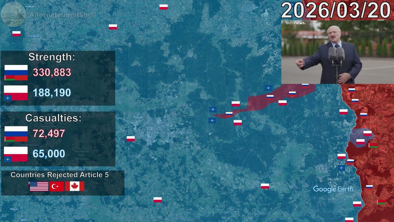 Российское вторжение в Польшу с использованием Google Earth [ЧТО ЕСЛИ]