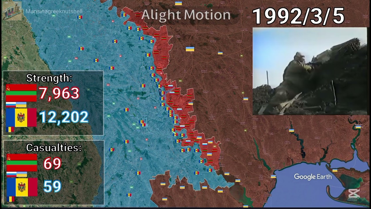 The Transnistrian War Using Google Earth