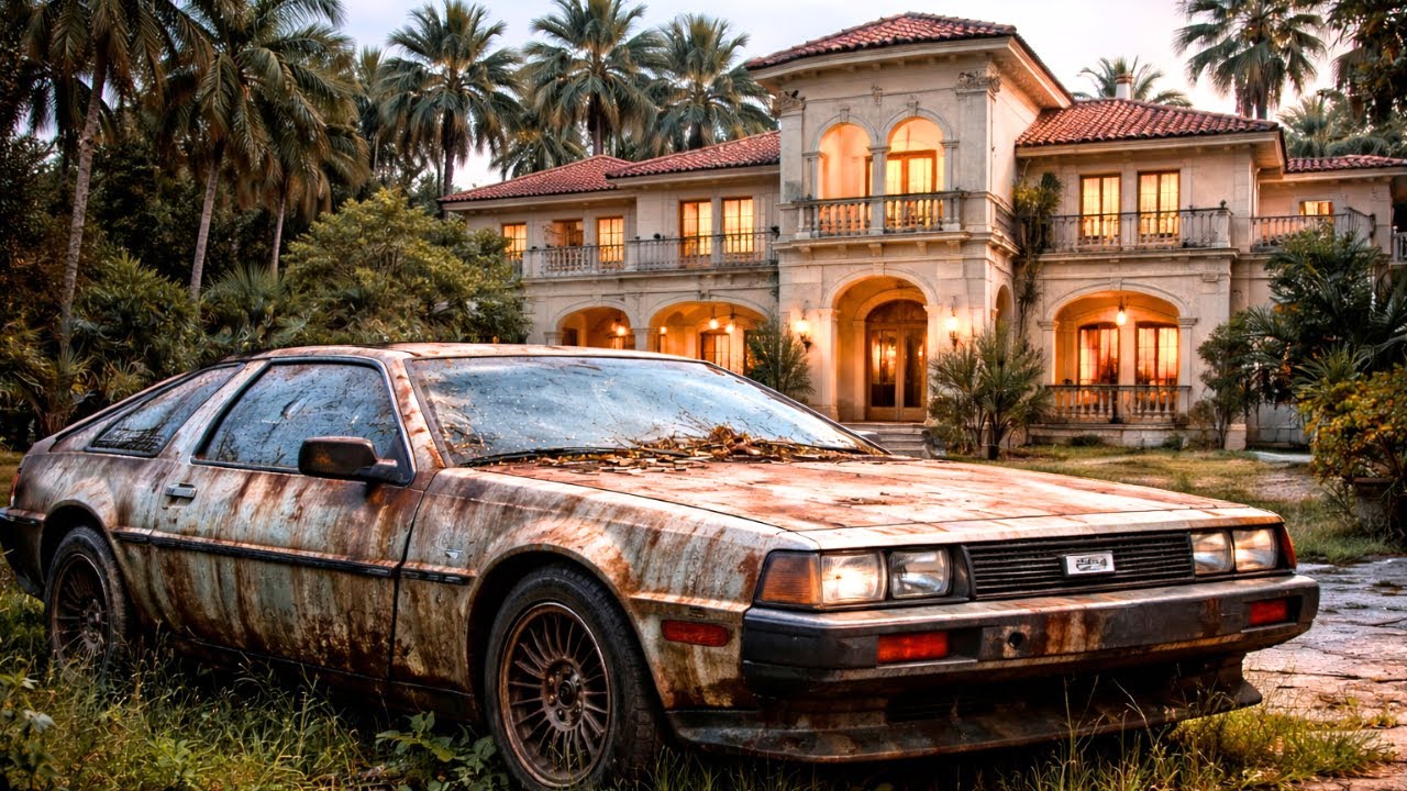 ASMR Car Restoration! Full Restoration of a Wrecked DeLorean from Total Disrepair to Looking New