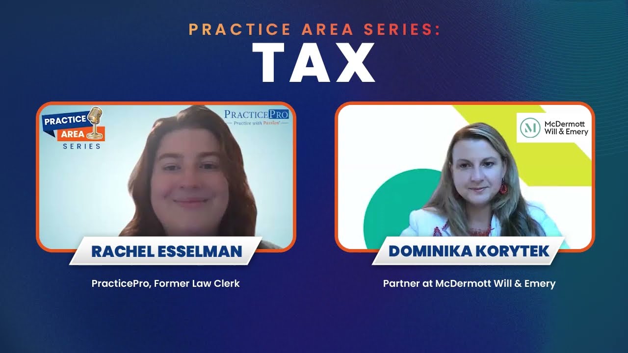 Tax I Practice Area Series