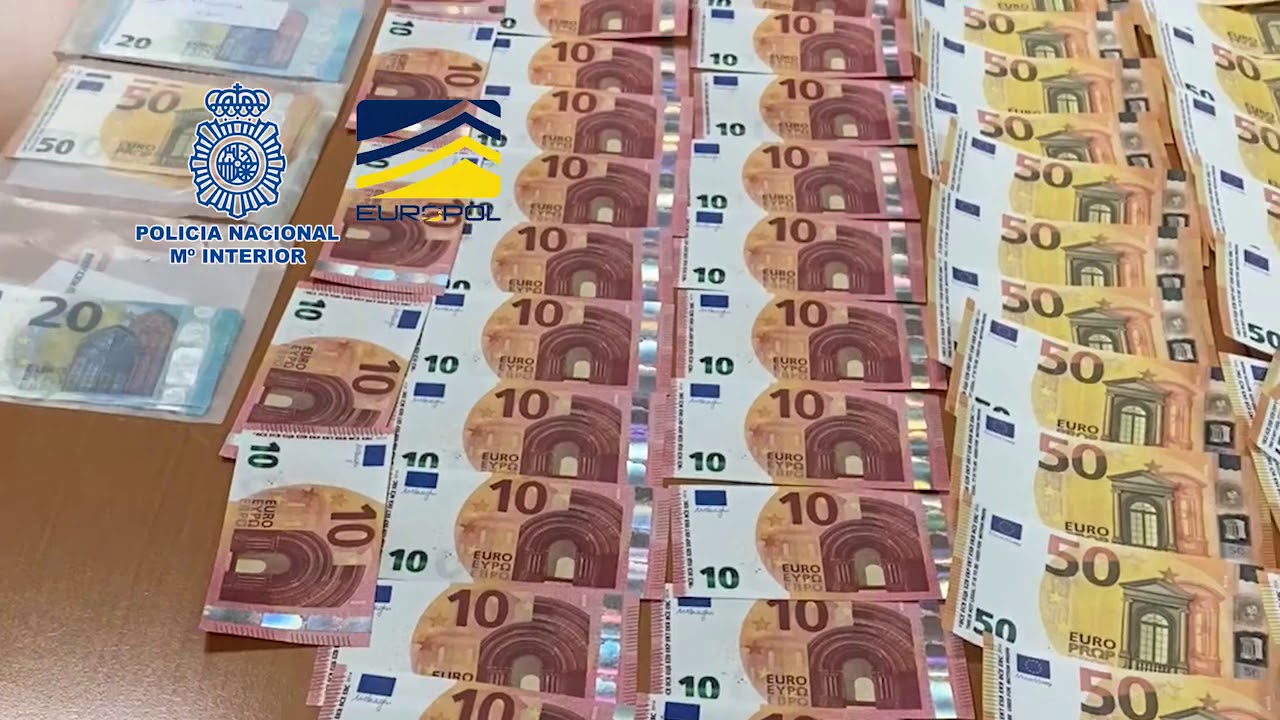 Incautación de billetes falsos | vídeo Policía Nacional