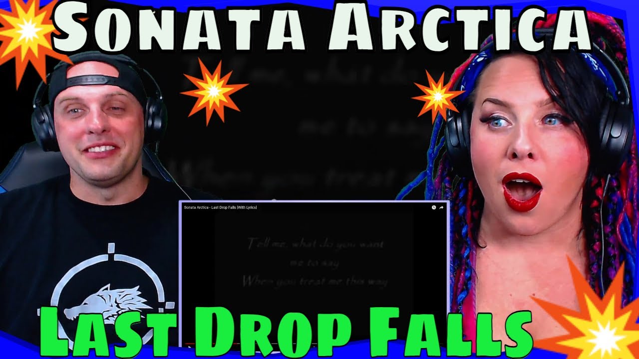Sonata Arctica - Last Drop Falls [With Lyrics] THE WOLF HUNTERZ REACTIONS