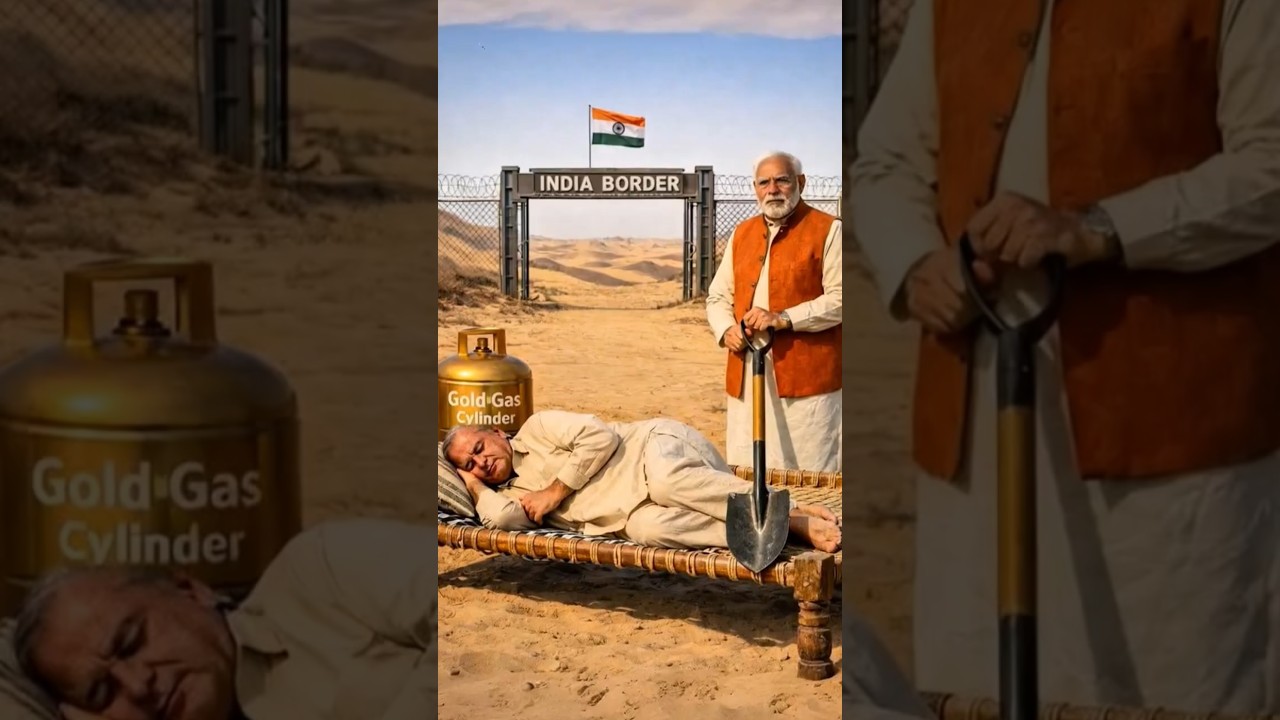 Trump and Modi in Controversial Tariff Gesture | Political Symbolism Explained #politicalhumor#funny