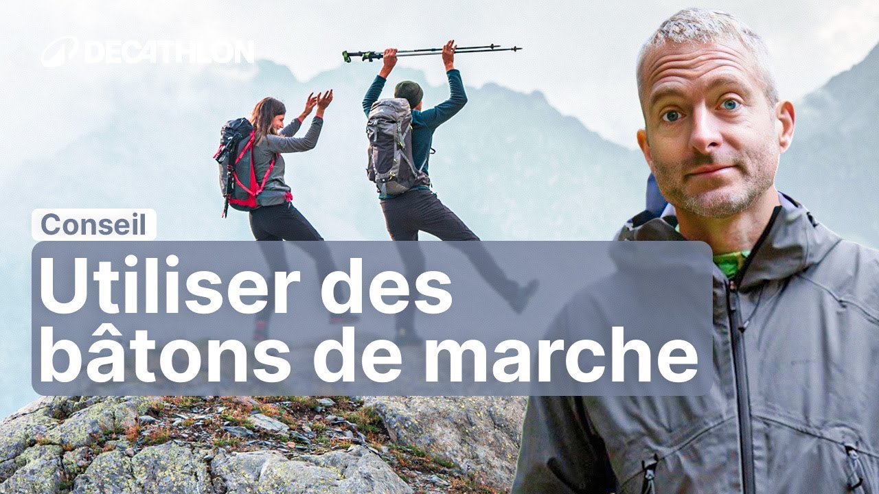 TUTO - Utiliser ses bâtons de marche en randonnée 🥾 | Decathlon