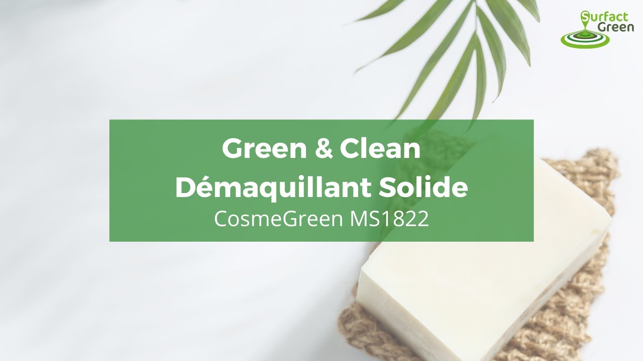 Comment formuler un démaquillant solide ? CosmeGreen MS1822