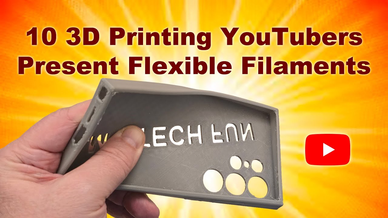 10 3D Printing YouTubers Show Their TPU & PEBA Functional Parts