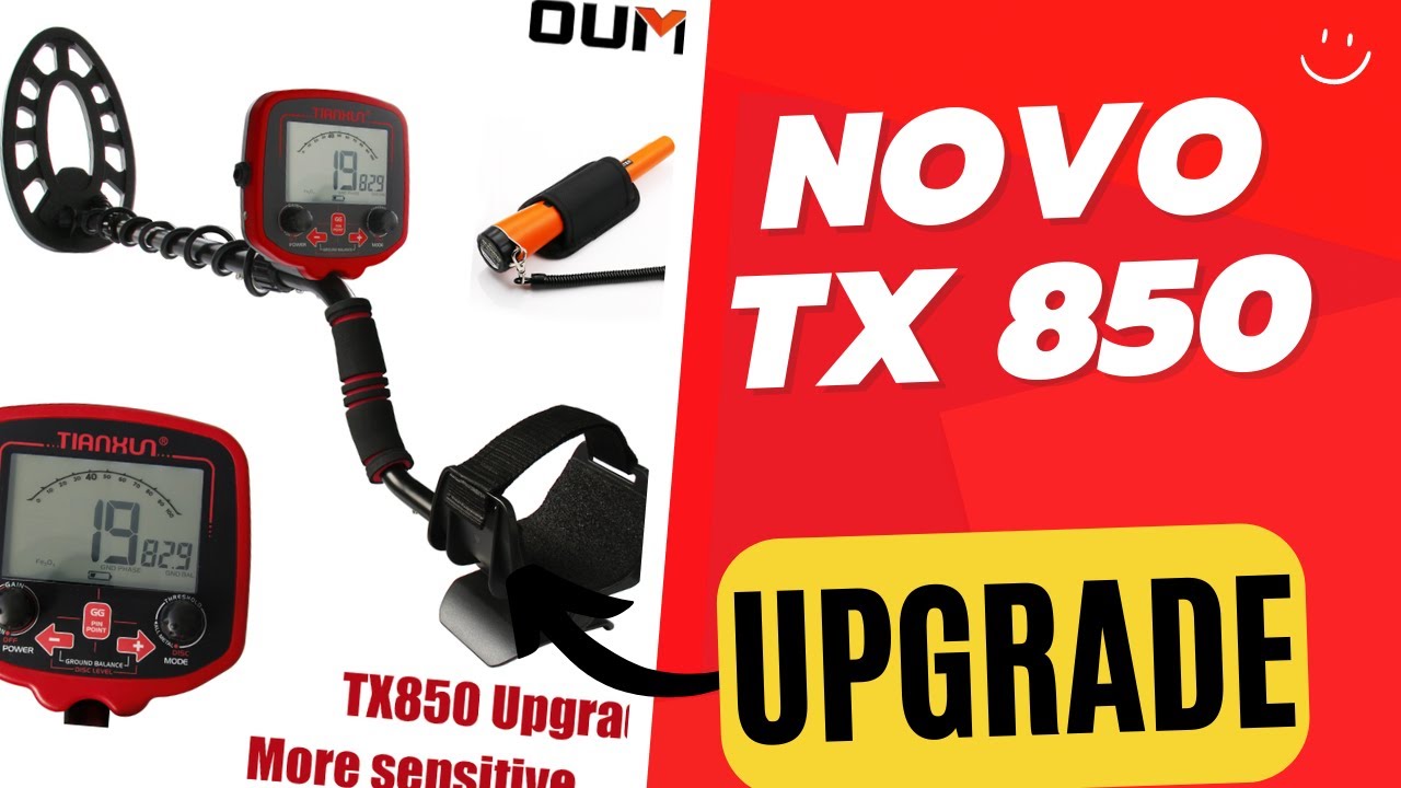novo tx850 detector de metais