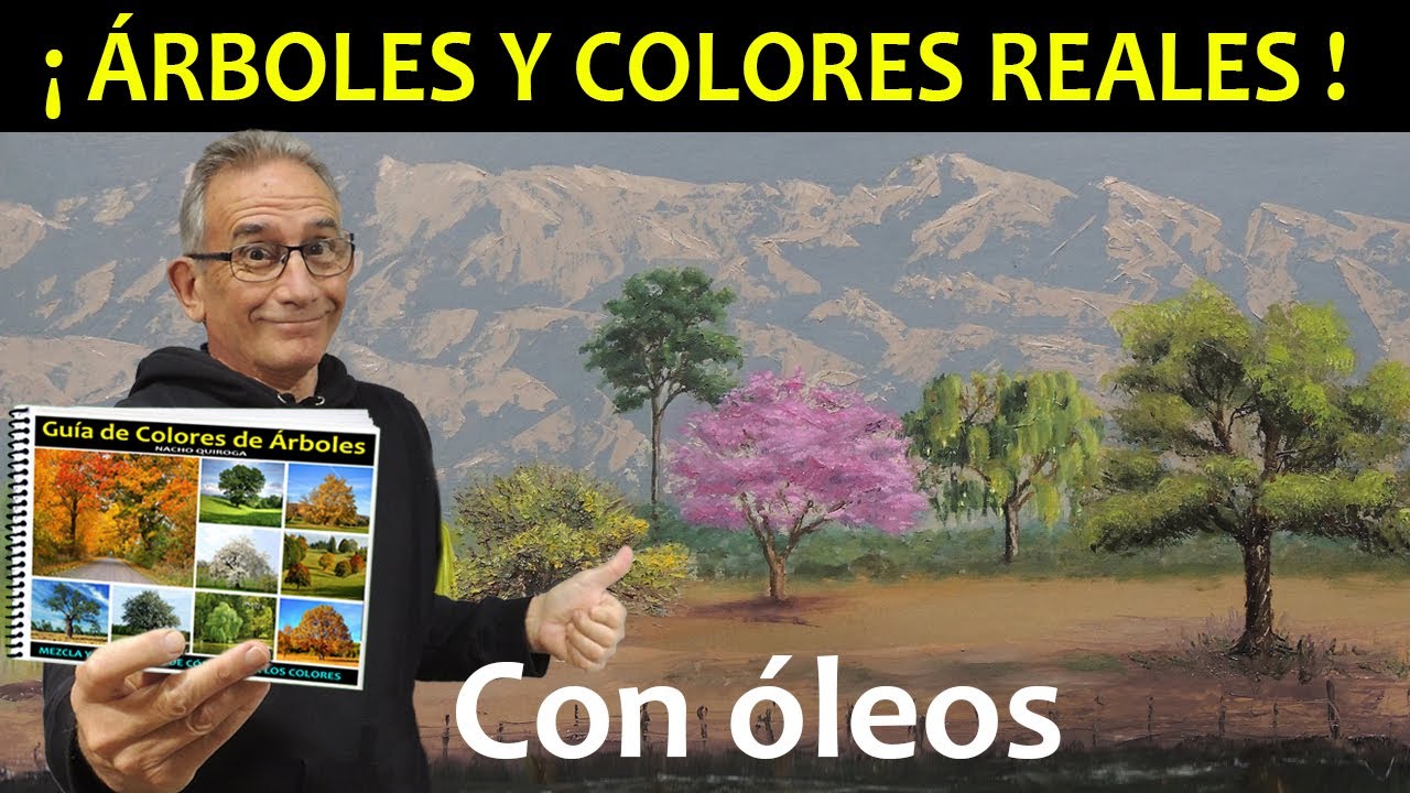 🎨 ¡CÓMO PINTAR ÁRBOLES REALES CON ÓLEOS O ACRÍLICOS! 👌