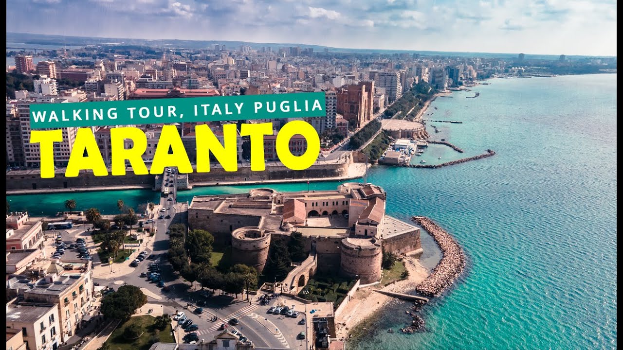 TARANTO Walking Tour | Italy Puglia [4K] footage