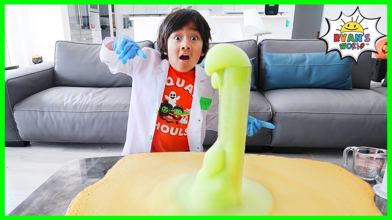象の歯磨き粉の実験で泡が大噴射！【家でもできるキッズ向け実験】