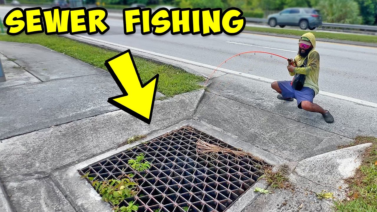 SEWER FISHING for GIANT Exotic Fish | Monster Mike Fishing & @BryanTheCEO