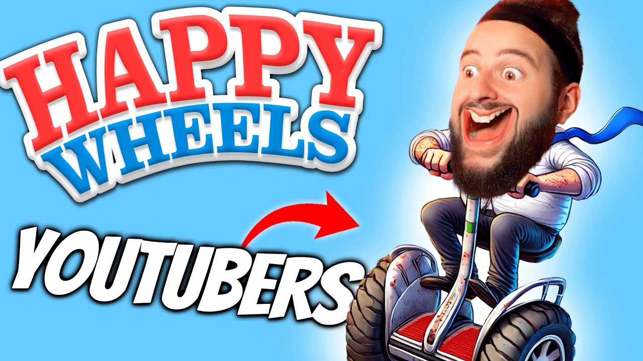 UVE VS YOUTUBERS 💥 HAPPY WHEELS