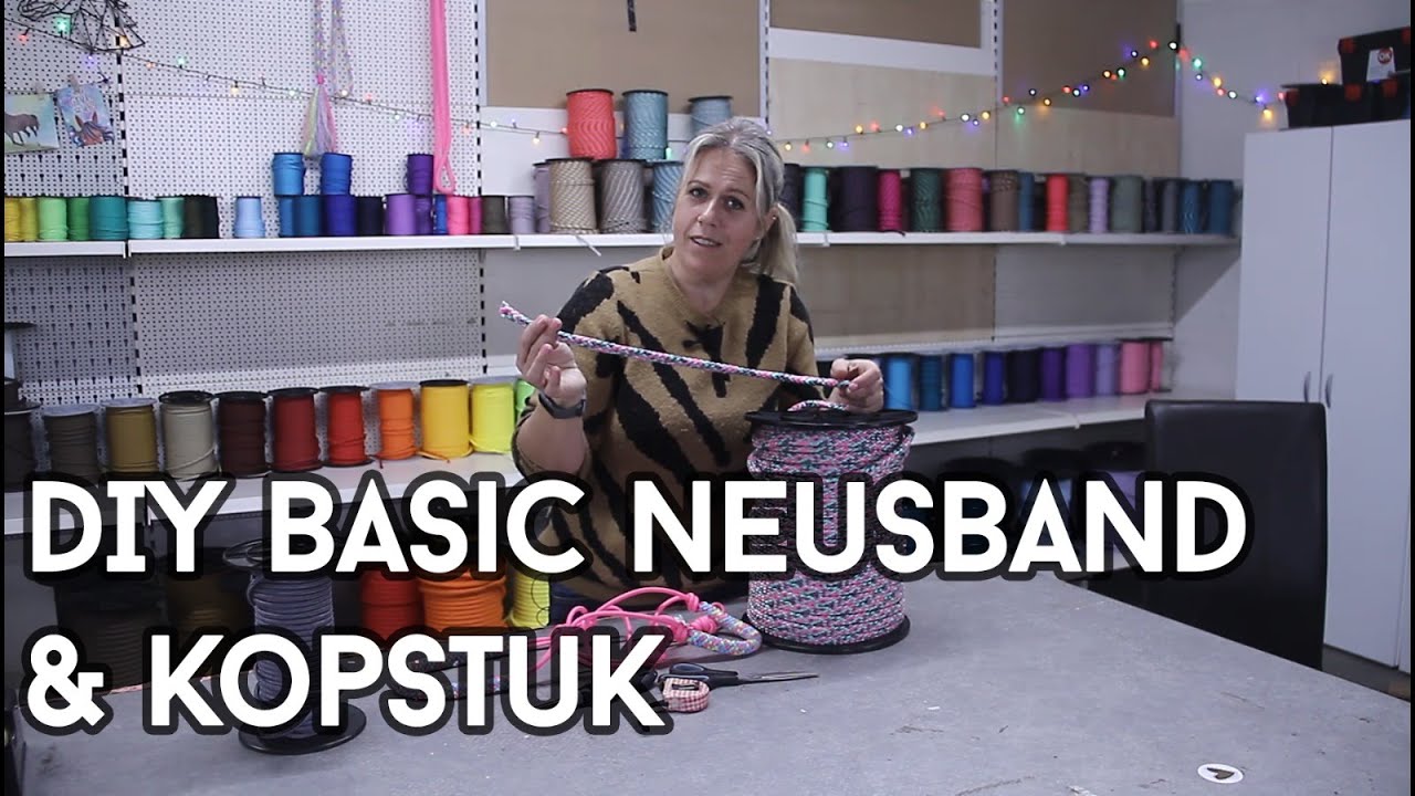 DIY BASIC NEUSBAND & KOPSTUK TOUWHALSTER