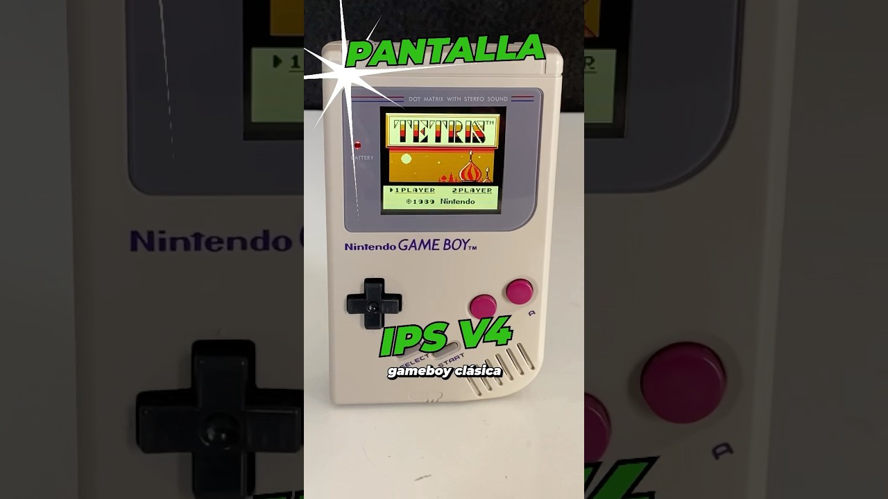 😳Modificando mi GameBoy Clasica DMG ✅#nintendo #ips