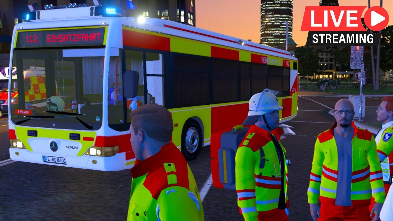 🔴 LIVE🔴Rettungsdienst MANV Einsatz ⚡Flensburg Roleplay Maxmilim