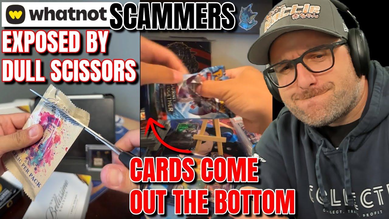 When Whatnot SCAMMERS Are Too DUMB To Reseal Booster Packs