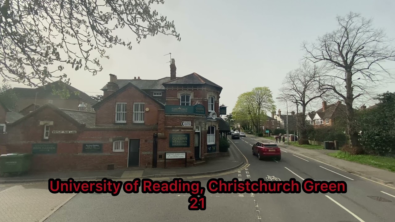 Full Route Visual: Reading Buses Claret 21 | Lower Earley to Central Reading