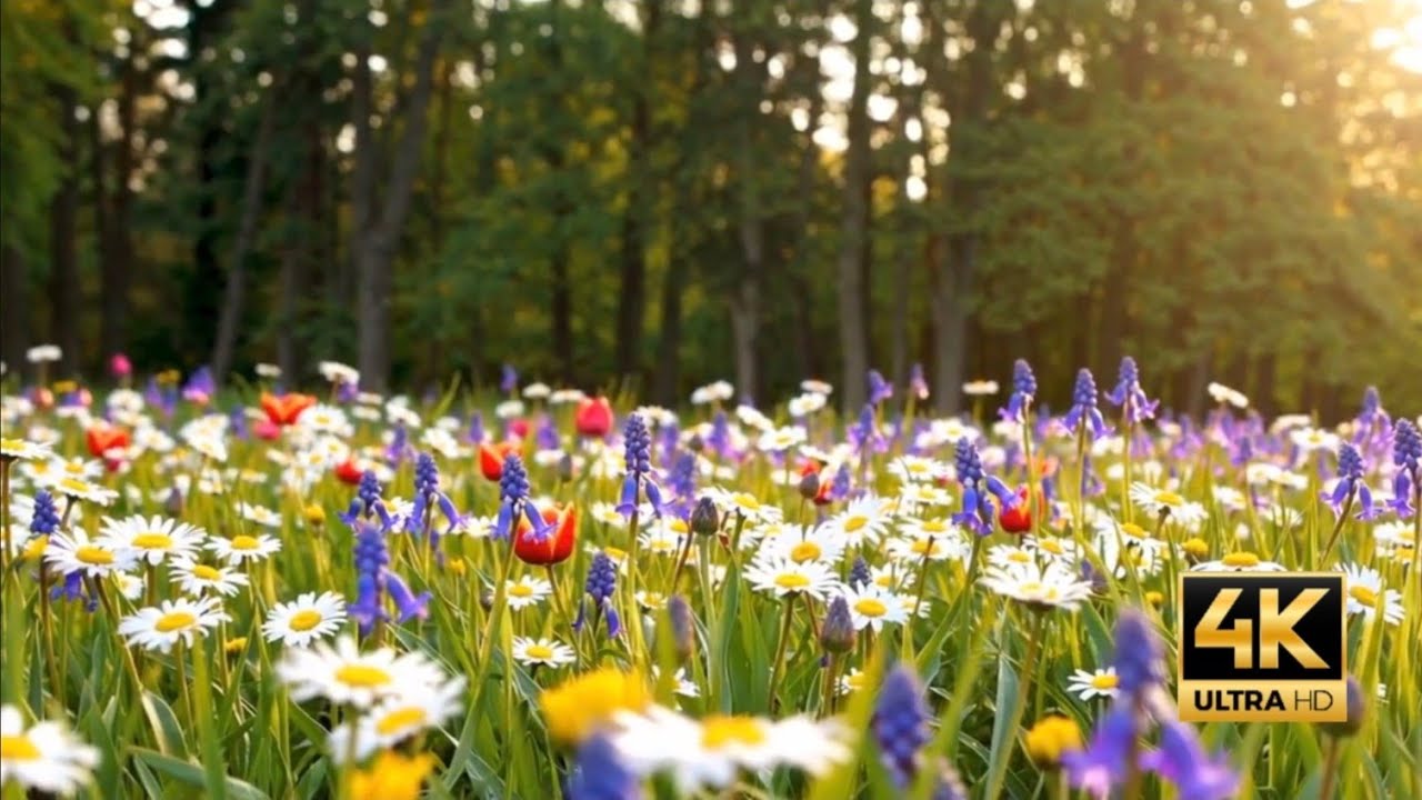 10 Minute Spring Meadow Loop | Stream Starting Soon Background | Copyright Free Overlay