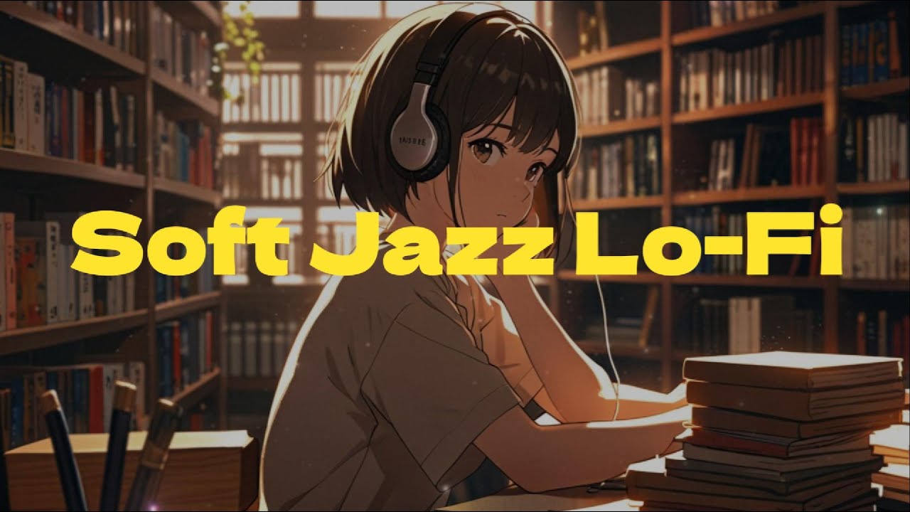 Soft Jazz Lo-Fi | Gentle Bass & Focused Study Vibes
