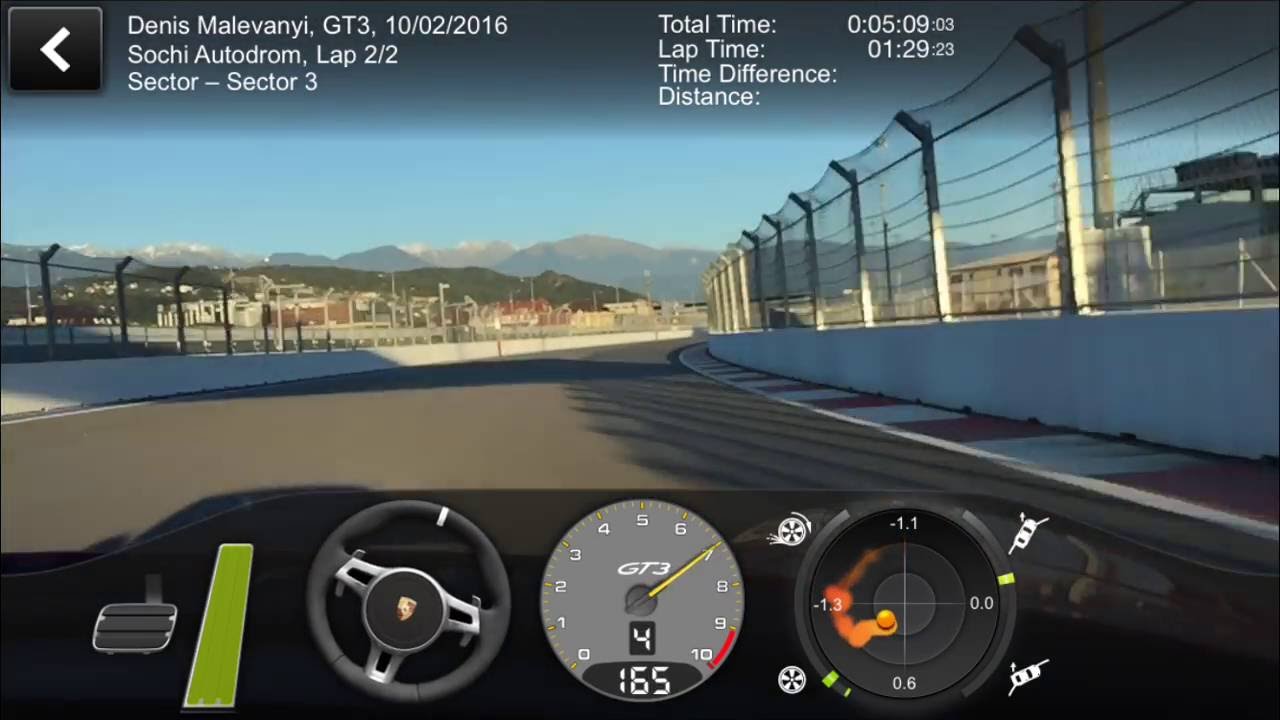 Sochi autodrom Porsche GT3 race taxi