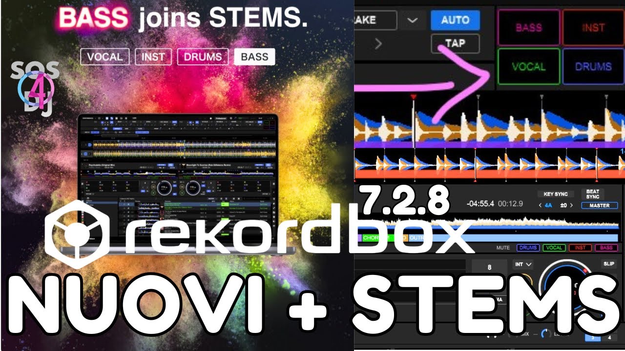 Rekordbox 7.2.8 4 Stem Bass Arrives
