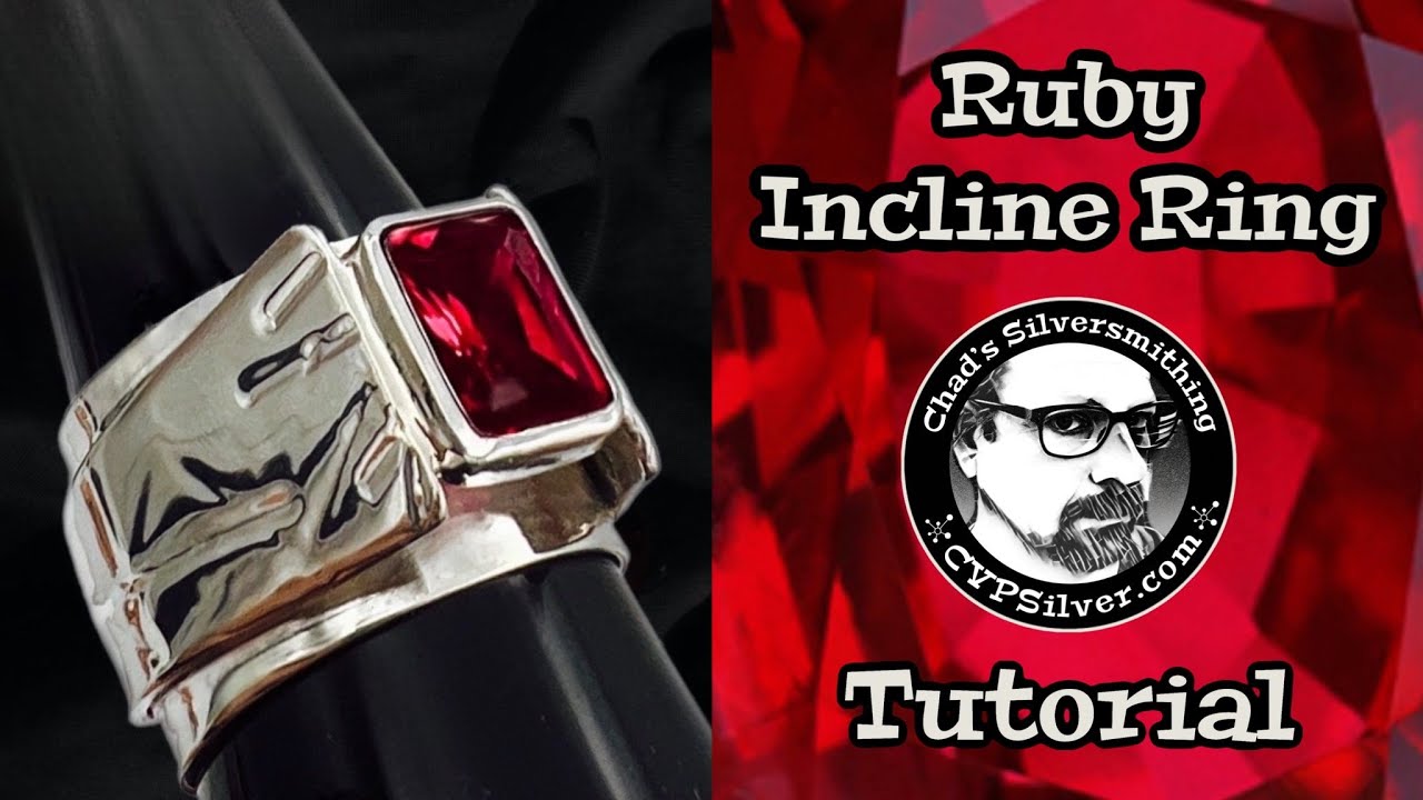 Making A Ruby Incline Ring: A Silversmithing Tutorial