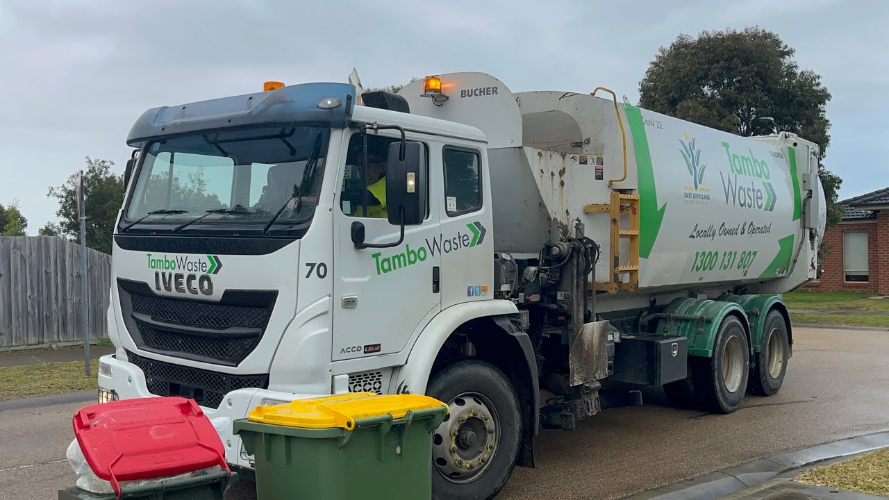 East Gippsland garbage - rainy morning with 70
