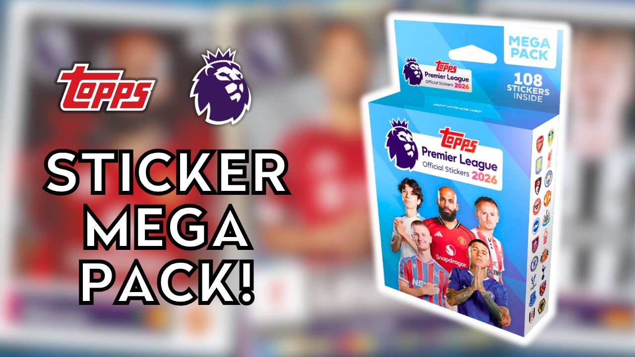 НОВИНКА! ОТКРЫТИЕ МЕГА-ПАКЕТОВ! | НАКЛЕЙКИ TOPPS PREMIER LEAGUE 2026 | 18 ПАКЕТОВ!