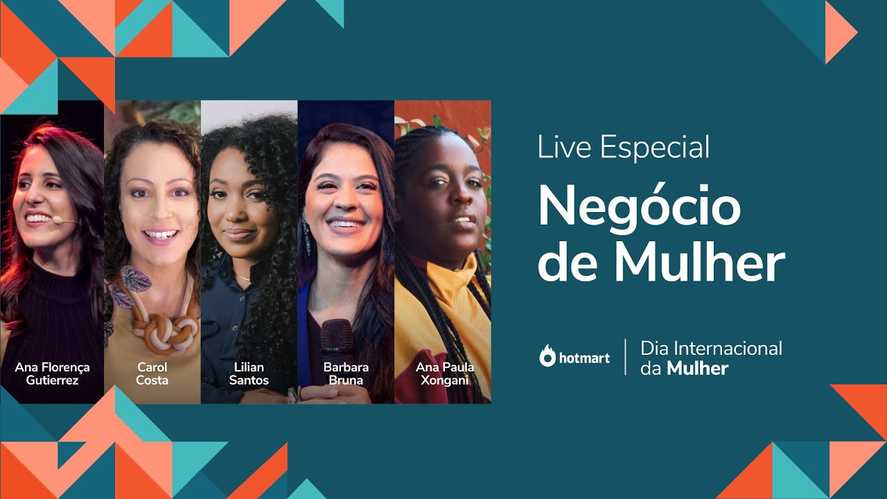 🔴 NEG&Oacute;CIO DE MULHER | Live Especial sobre Empreendedorismo Feminino Digital | Hotmart