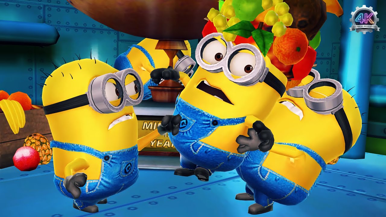 🍌Minion Rush Old Version 👻 Halloween Residential Area 🎃Full Gameplay [PC 4K Full Screen]