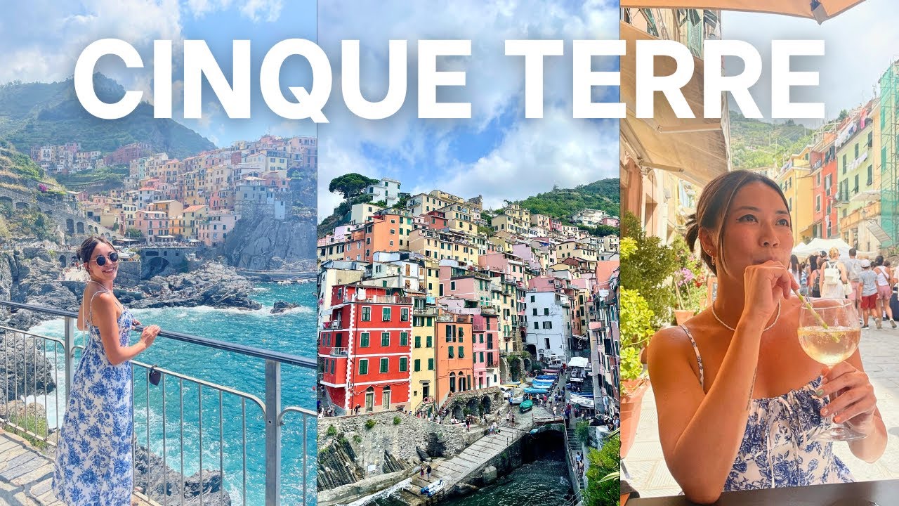 CINQUE TERRE travel vlog | one day trip itinerary, how to get there, costs of everything & more 🇮🇹