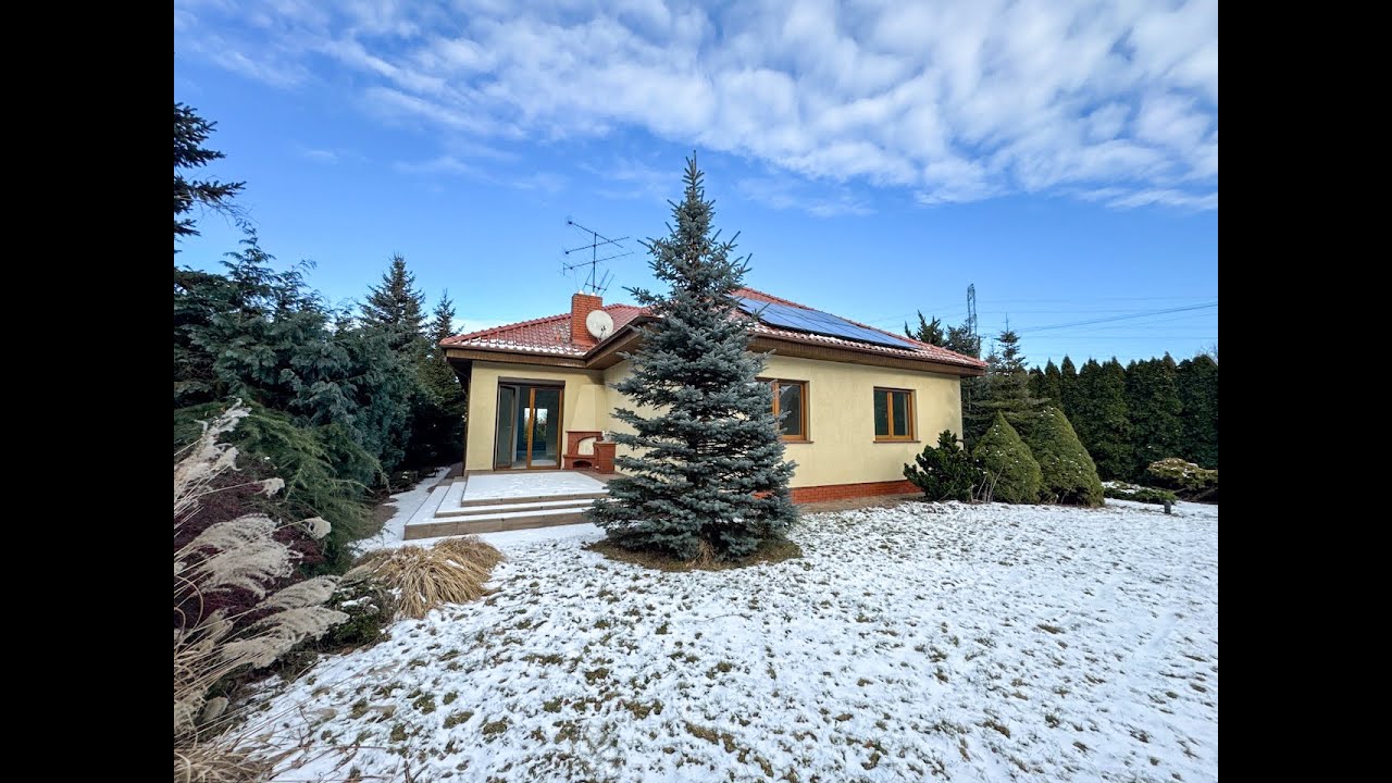 Dom parterowy z dużym ogrodem | Batorowo p. Poznaniem | 180 m² | Pompa ciepła, fotowoltaika