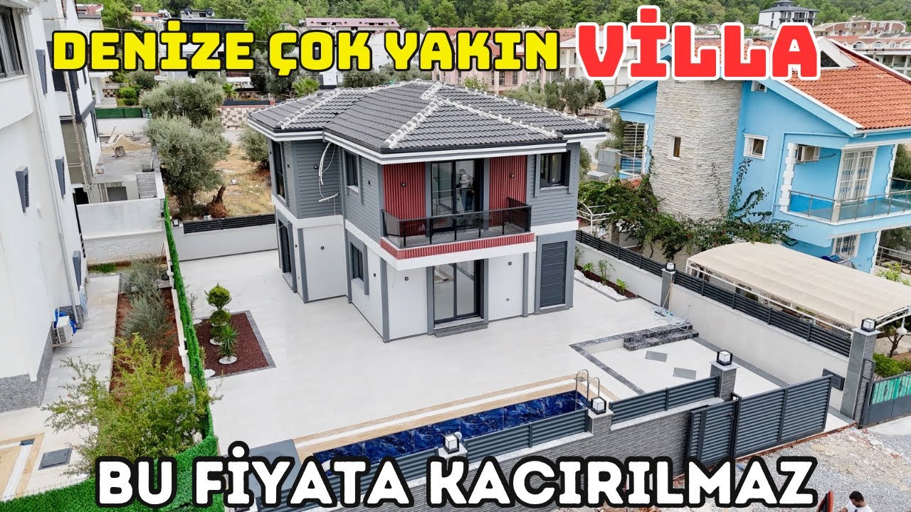 Didim Akbükte Denize Yakın Sıfır Villa Merkezi Konumda Dağın Eteğinde E-182