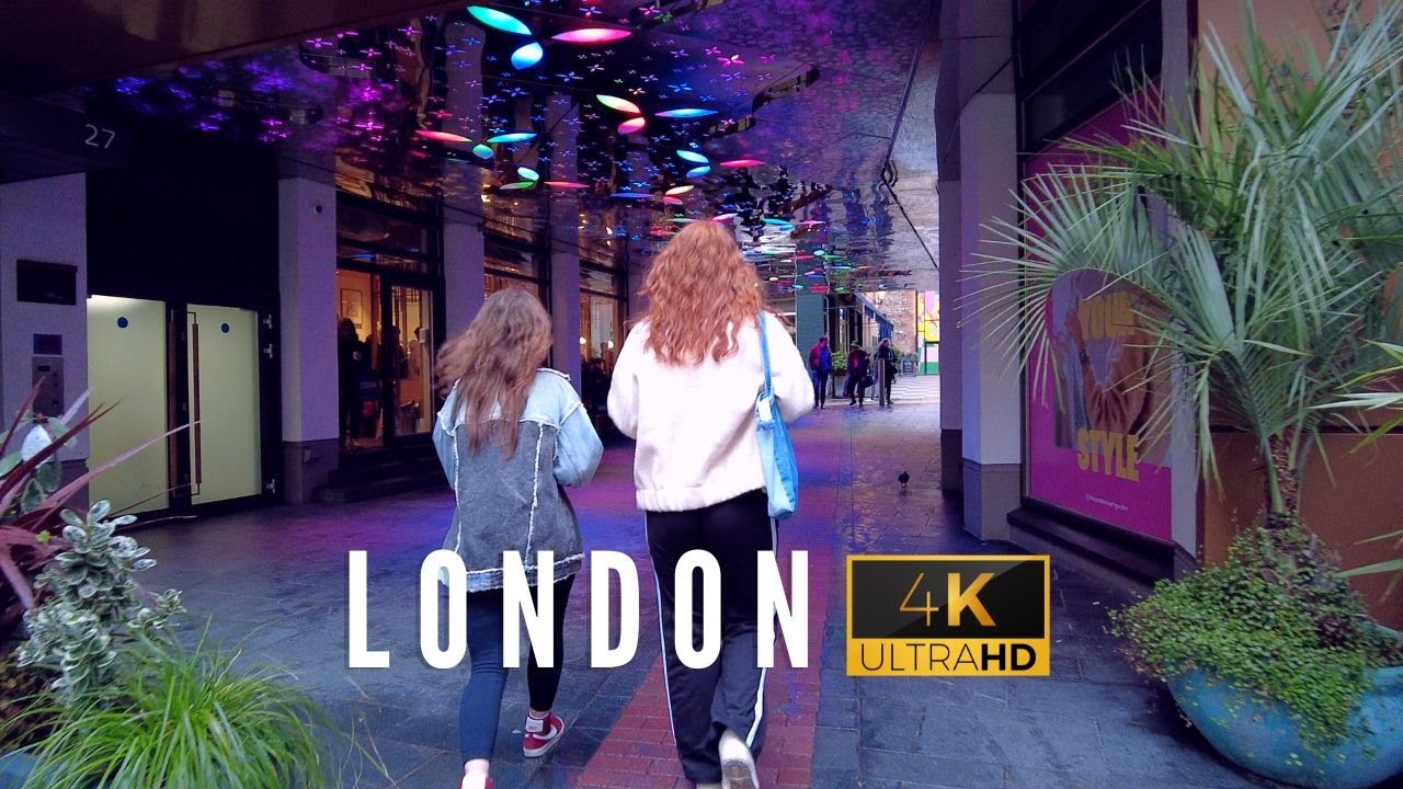 The Most Visited Place in Central London | Covent Garden Walking Tour | 4K 60FPS