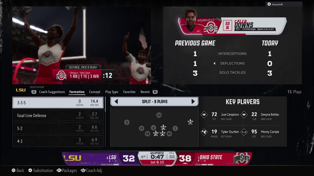LED Dynasty: (4) LSU vs (1) Ohio State