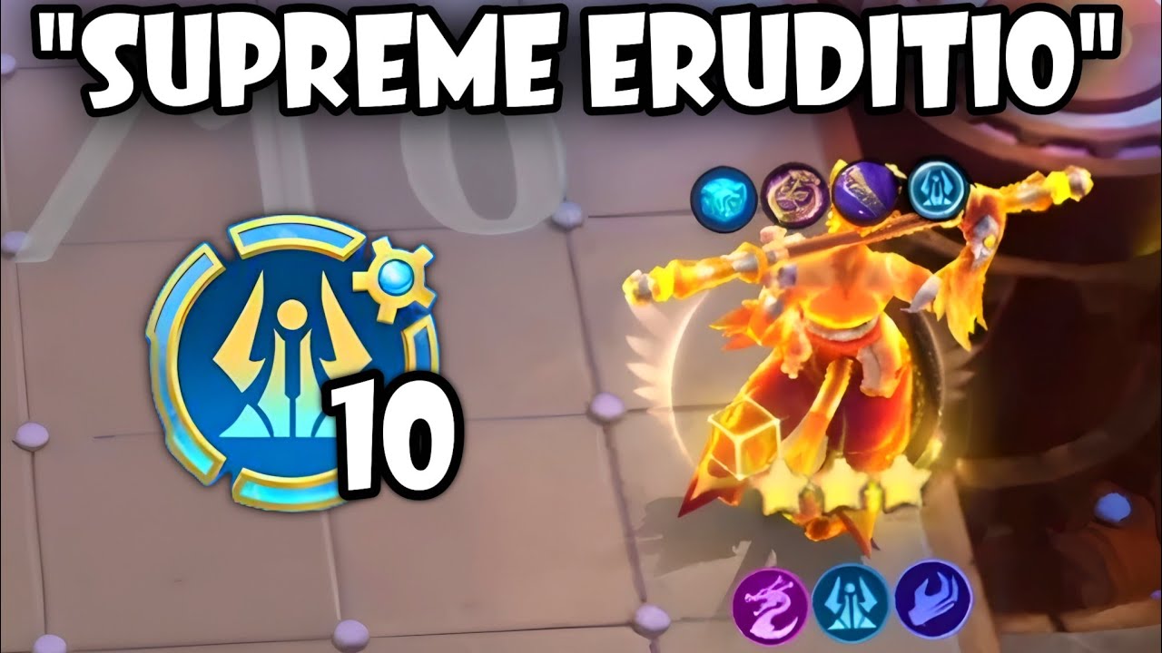 BEST STRATEGY TO ACTIVATE SYNERGY ASCENSION 10 ERUDITIO !! MUST WATCH !! MAGIC CHESS GO GO
