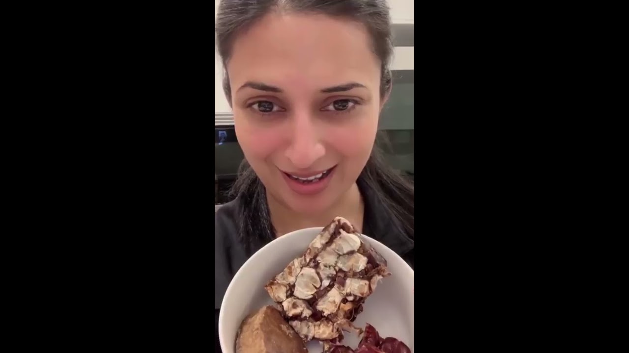 Chhole tikki recipe in AirFryer by Divyanka. Celeb turns chef.