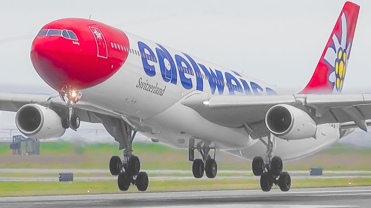 AWESOME WET WEATHER TAKEOFFS and LANDINGS | Vancouver Airport Plane Spotting [YVR/CYVR]