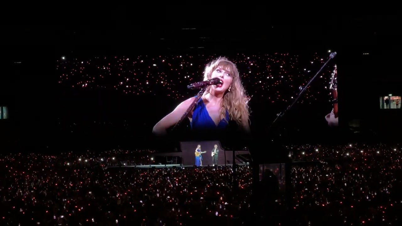 Taylor Swift Eras Tour Wembley, 15/8/2024 Ed Sheeran (4K)